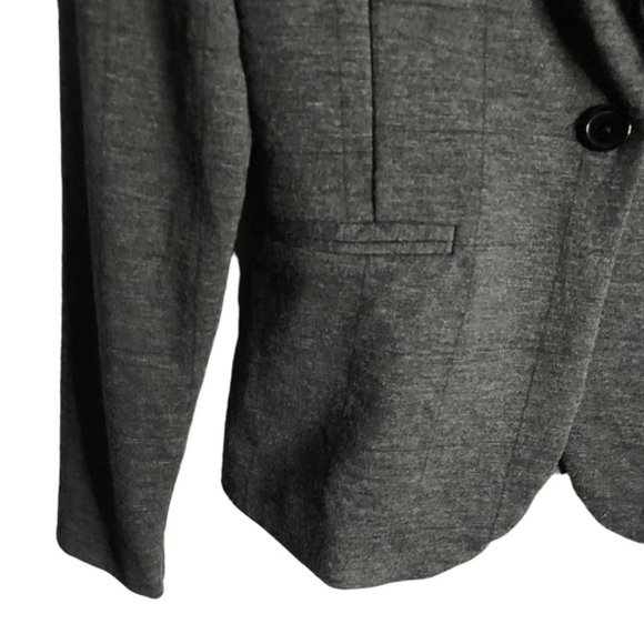 Ichi Women's Charcoal Gray Single Breasted Notch Lapel Blazer Sz XS - Picture 4 of 9